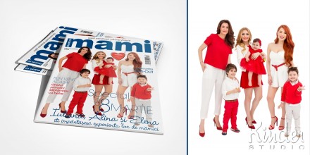 Sedinta foto pentru coperta revistei Mami