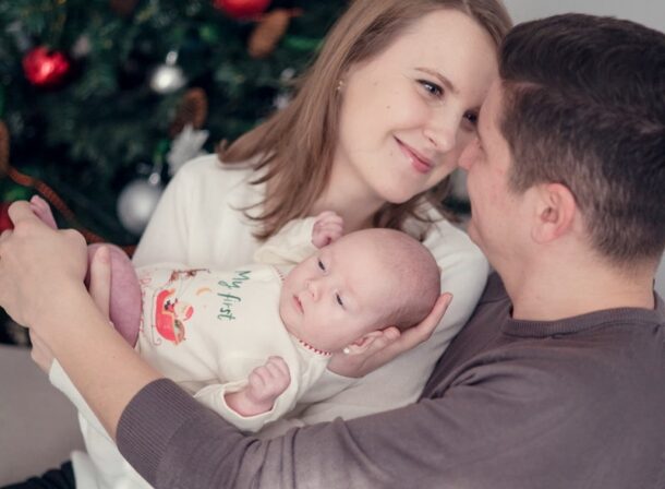 Poze Craciun acasa cu familia